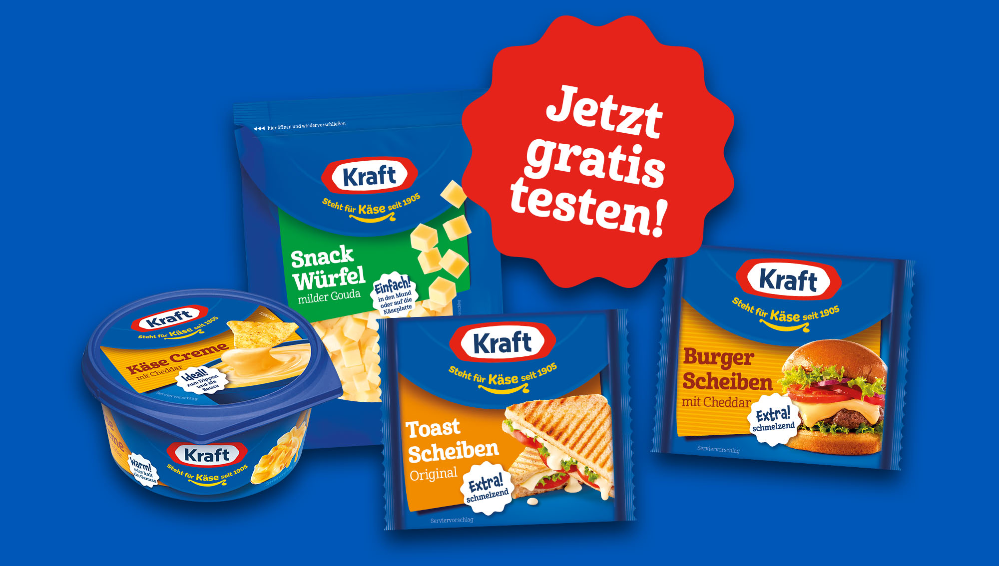 KRAFT Käse Gratis Testen